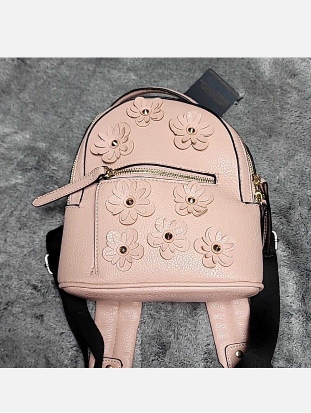 Expressions NYC pink mini Floral backpack purse